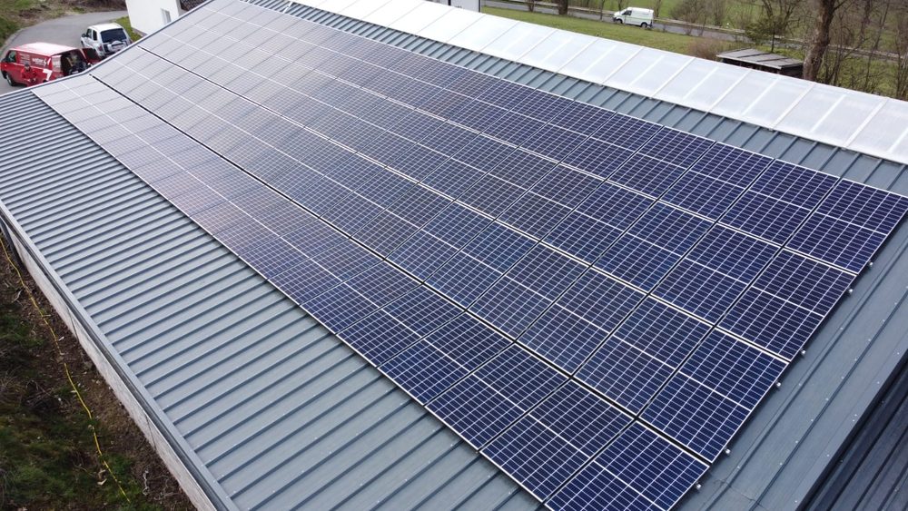 Landwirtschaftliche Halle — Referenzprojekt von Elektroservice Weber